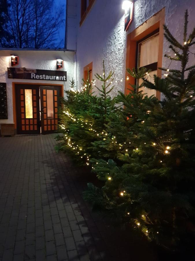 Pension Und Restaurant Die Burg Ehrenfriedersdorf Екстер'єр фото